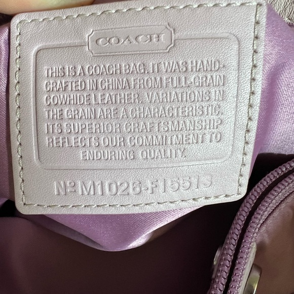 Leather Coach handbag - Picture 4 of 5